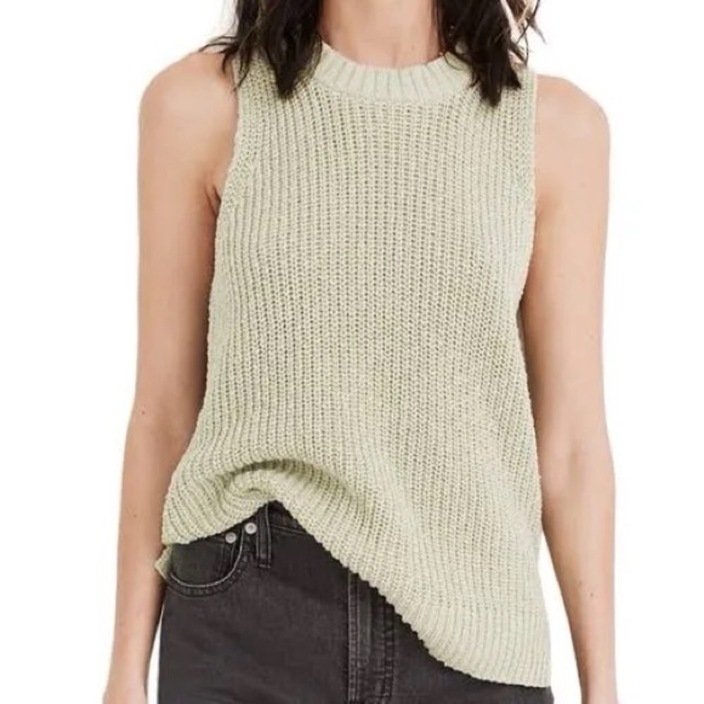 Madewell Shaker Mint Knit Sweater Size XXS